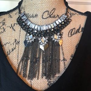 Black & White Rhinestone Necklace😍😍